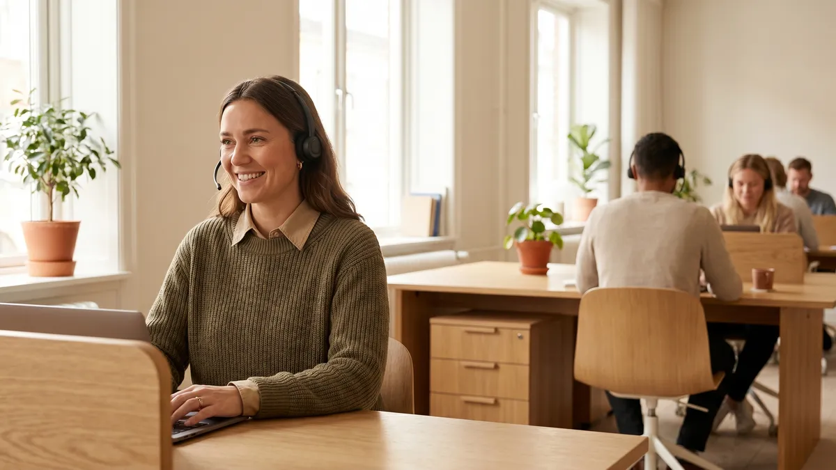 Illustration till artikeln om AI-kundtjänst för företag guide till automatiserad kundservice